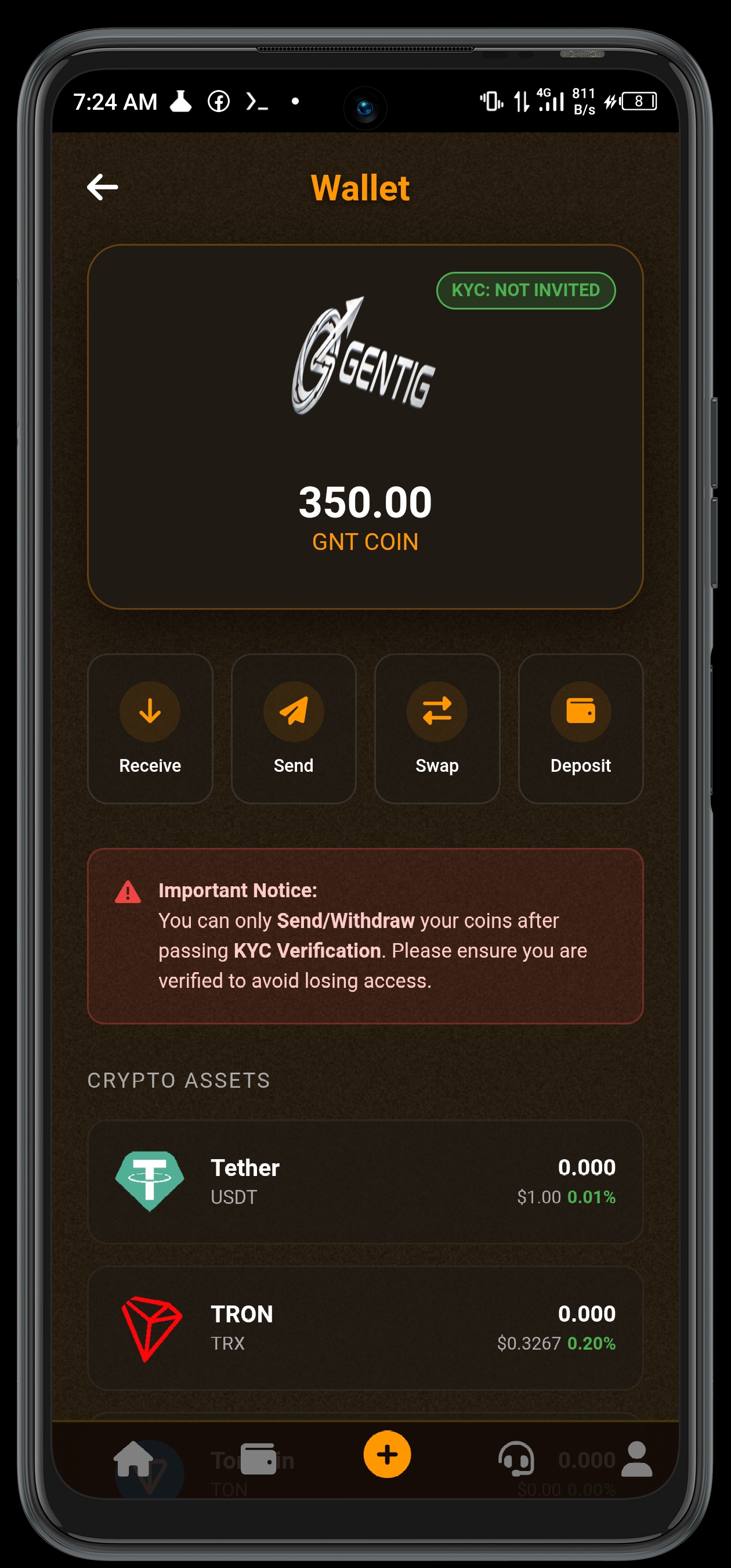 Gentig Asset Wallet